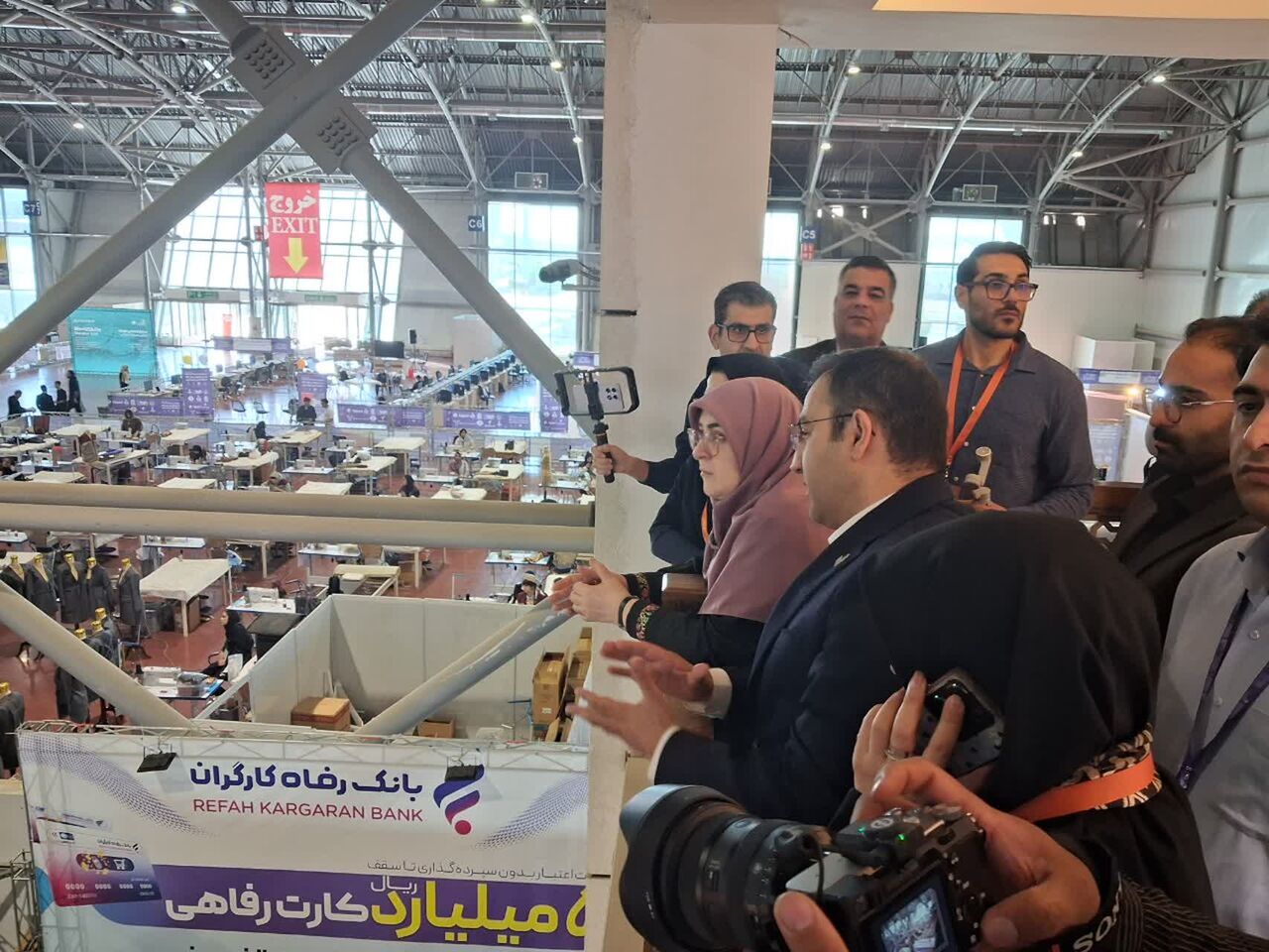 بازدید سخنگوی دولت از بیست‌ و دومین مسابقات ملی مهارت در نمایشگاه بین‌المللی اصفهان