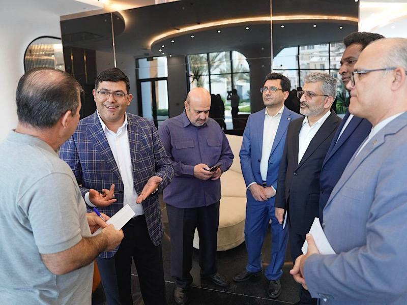 بازدید مدیران ارشد بانک مسکن از پروژه ۱۷۰ واحدی هسا کیش