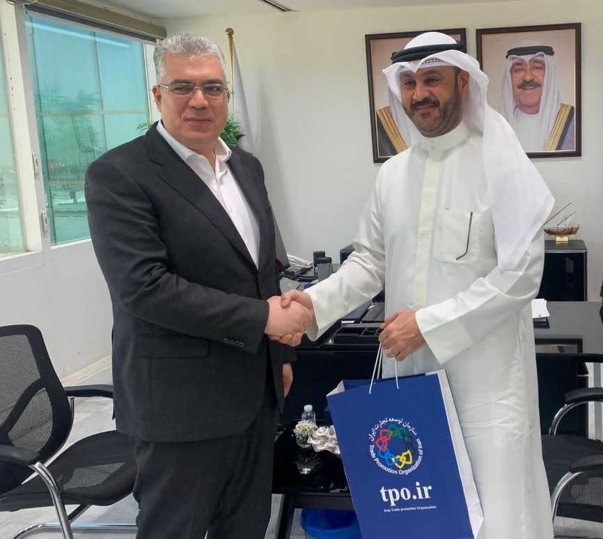 تسهیل روابط تجاری ایران و کویت در دیدار معاون وزیر صمت با مدیرکل سازمان بنادر کویت