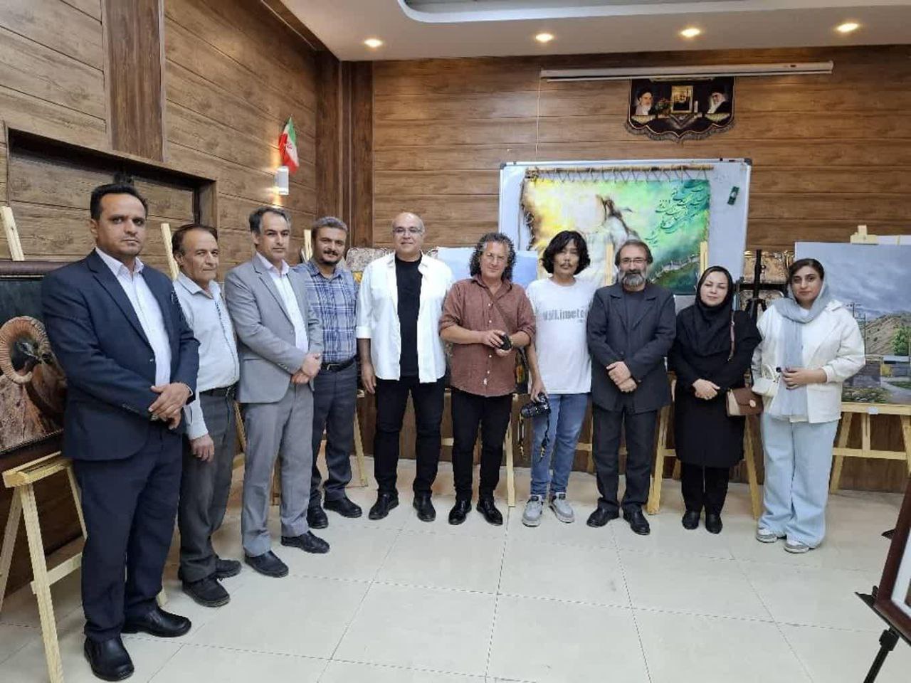 اختتامیه نمایشگاه هنرهای تجسمی گچساران با ۶۰ اثر فاخر از ۳۳ هنرمند