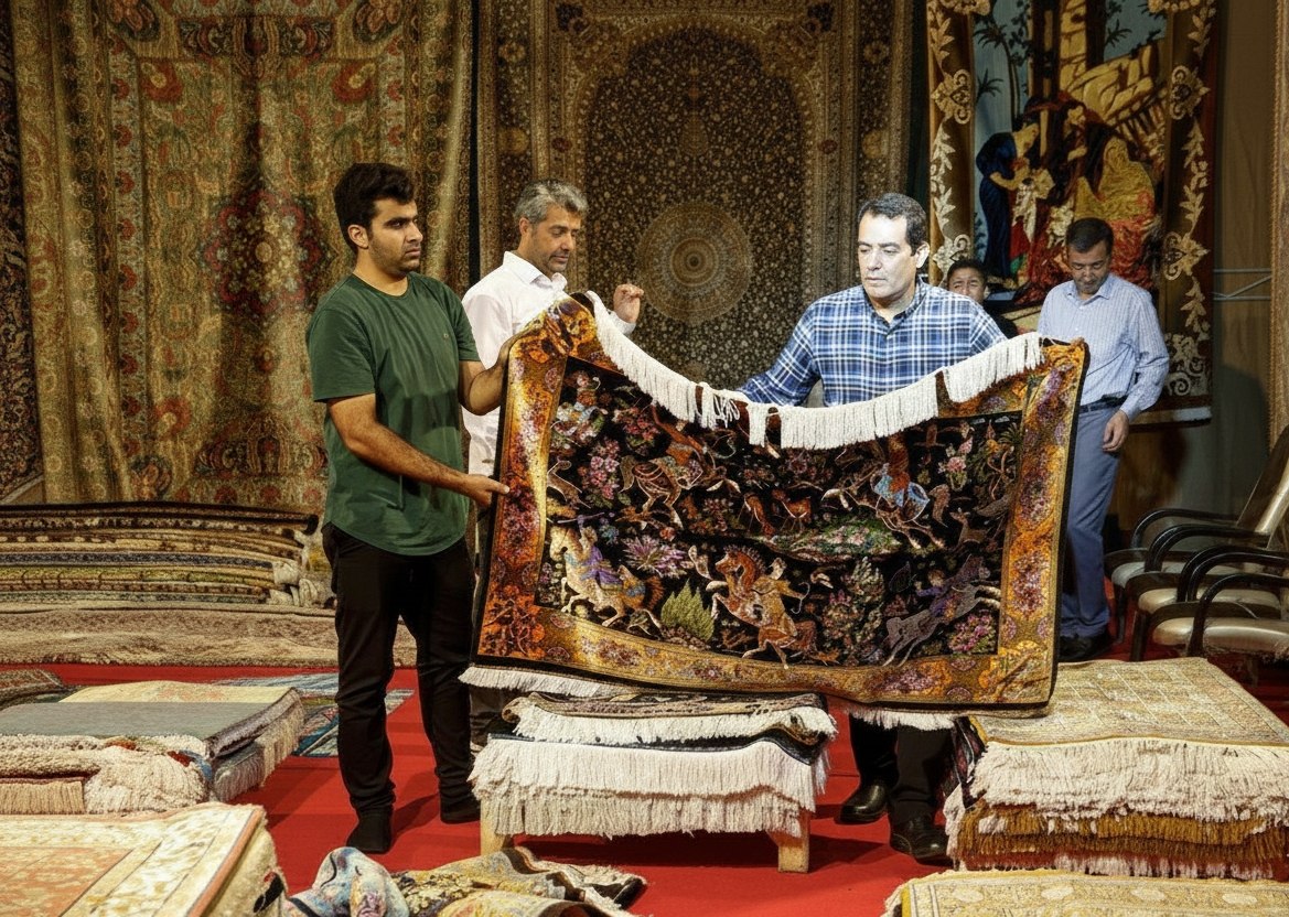 گشایش هفدهمین نمایشگاه فرش و تابلو فرش دستباف در اراک